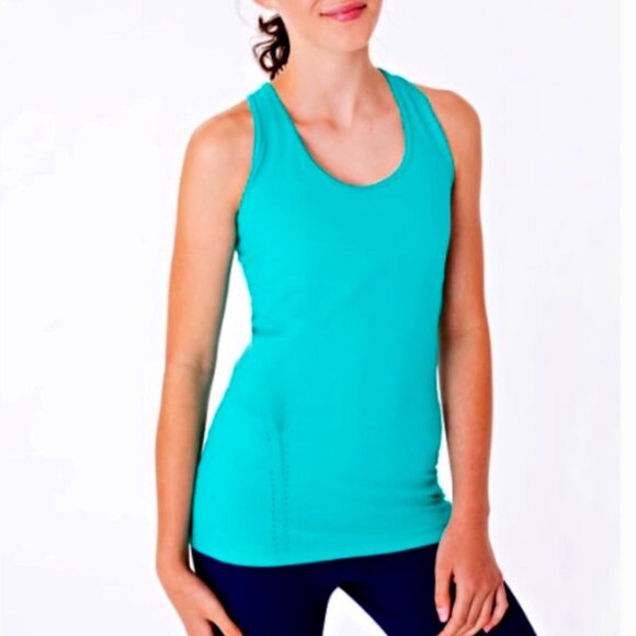 IVIVVA by Lululemon Warp to the Future Tank in Blue Tropics, 10 - Picture 2 of 11